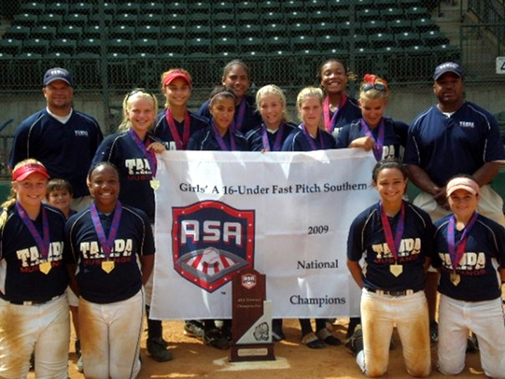 Tampa Mustangs Bell finishes sixth at ASA Gold Nationals in a field of 64 teams….